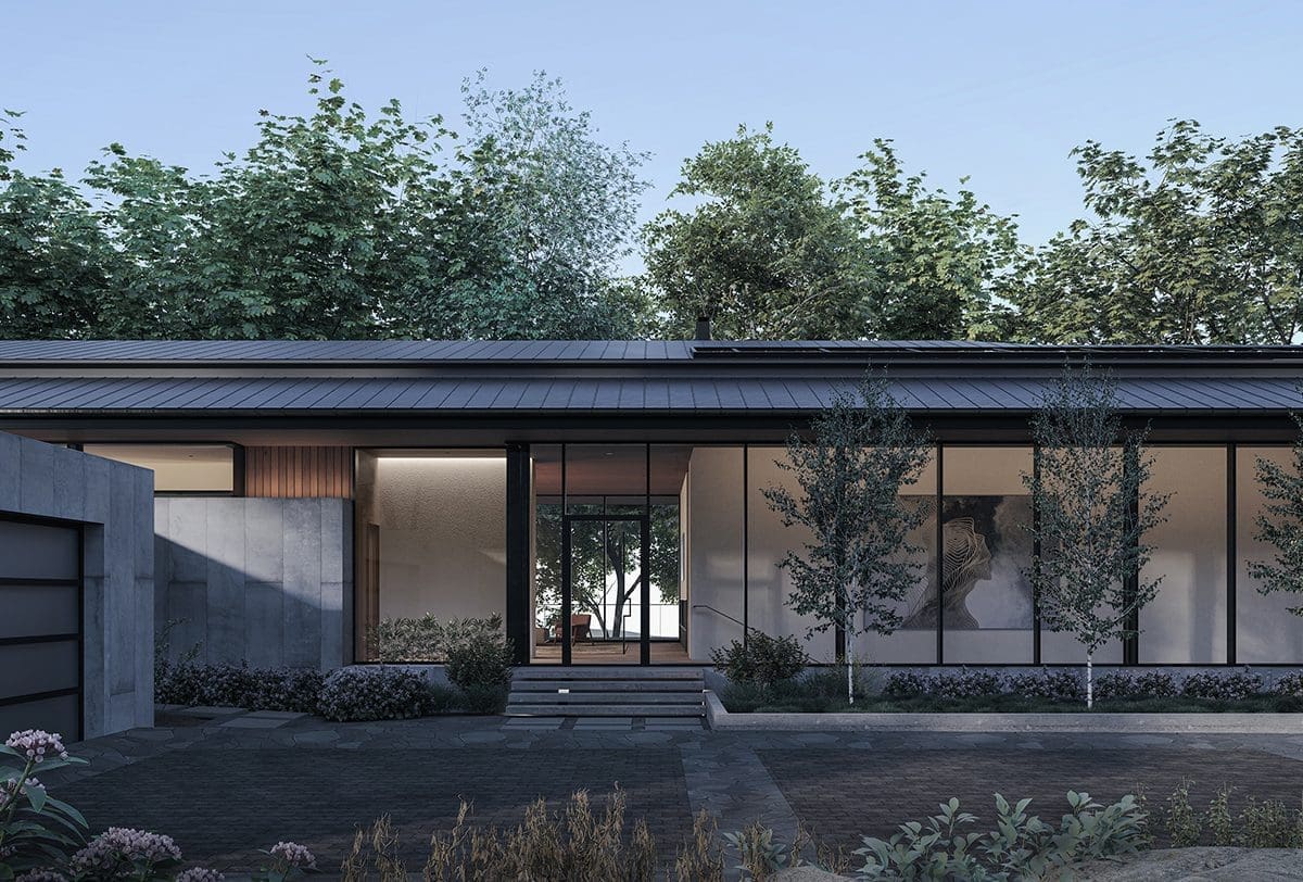 Oak Tree House - Example of Modern Architecture Design